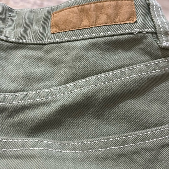 Cotton On High Waist Mom size 4. 11” rise. Olive Green Women's Shorts. Like new. - Picture 7 of 8